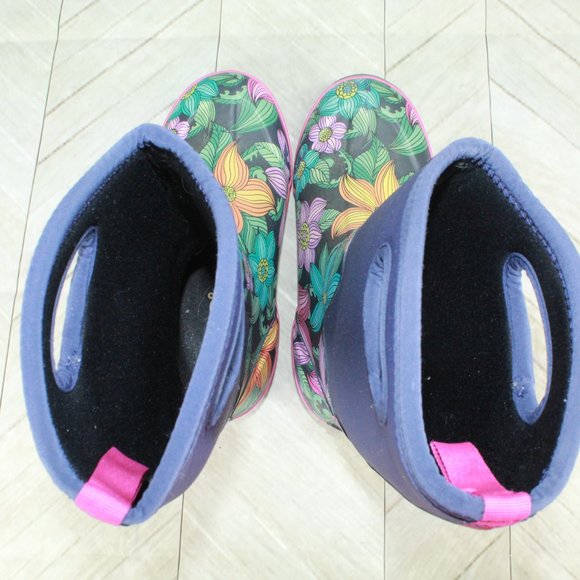 BOGS Classic Hi Linai Floral Rubber Mud Rain Boots Size US 8 - Picture 6 of 12